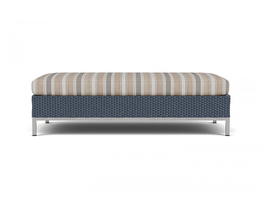 Lloyd Flanders™ Elements Large Ottoman - Denim Blue