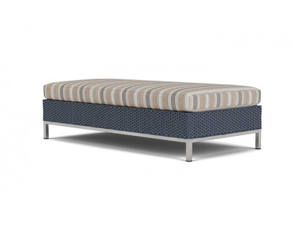 Lloyd Flanders™ Elements Large Ottoman - Denim Blue