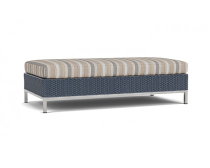 Lloyd Flanders™ Elements Large Ottoman - Denim Blue