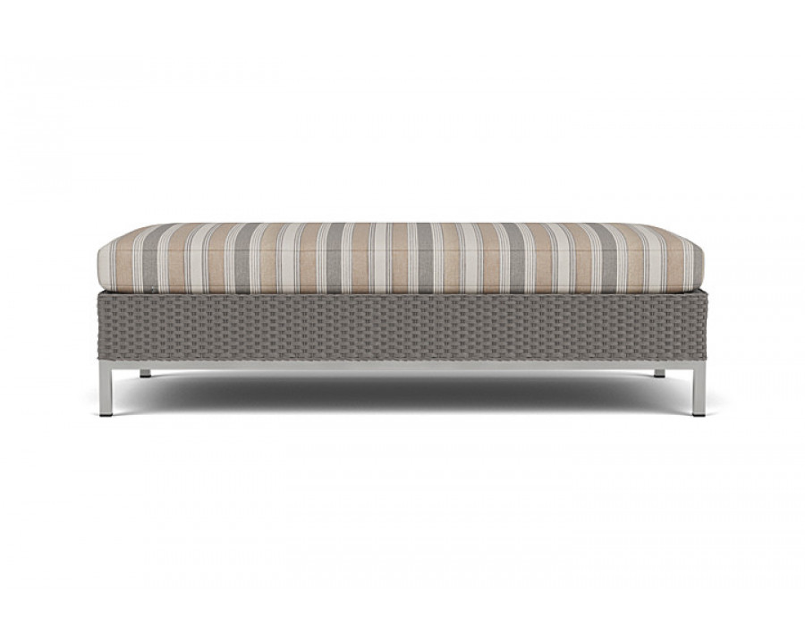 Lloyd Flanders™ Elements Large Ottoman - Pewter