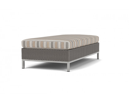 Lloyd Flanders™ Elements Large Ottoman - Pewter