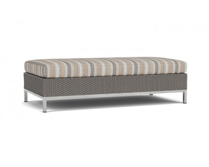 Lloyd Flanders™ Elements Large Ottoman - Pewter