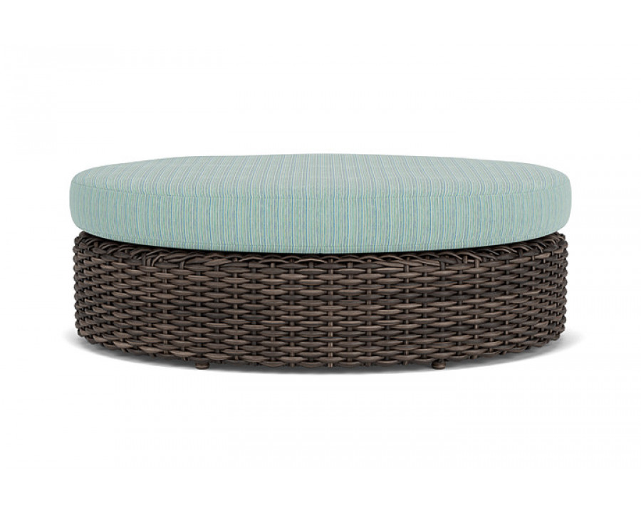 Lloyd Flanders™ Largo Oval Ottoman - Unearth Dew