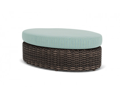 Lloyd Flanders™ Largo Oval Ottoman - Unearth Dew