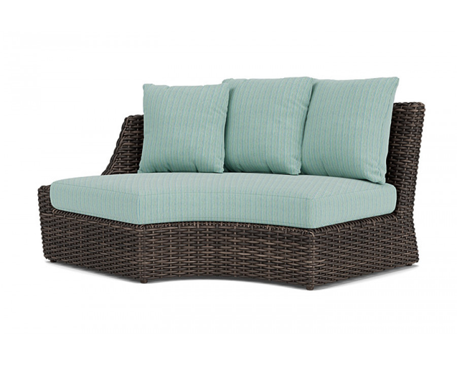 Lloyd Flanders™ Largo Right Arm Curved Sofa Sectional - Unearth Dew