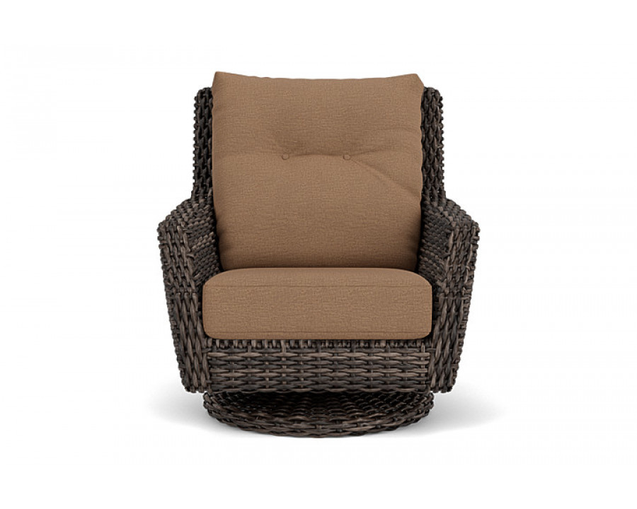 Lloyd Flanders™ Largo High Back Swivel Rocker Lounge Chair - Canvas Natural