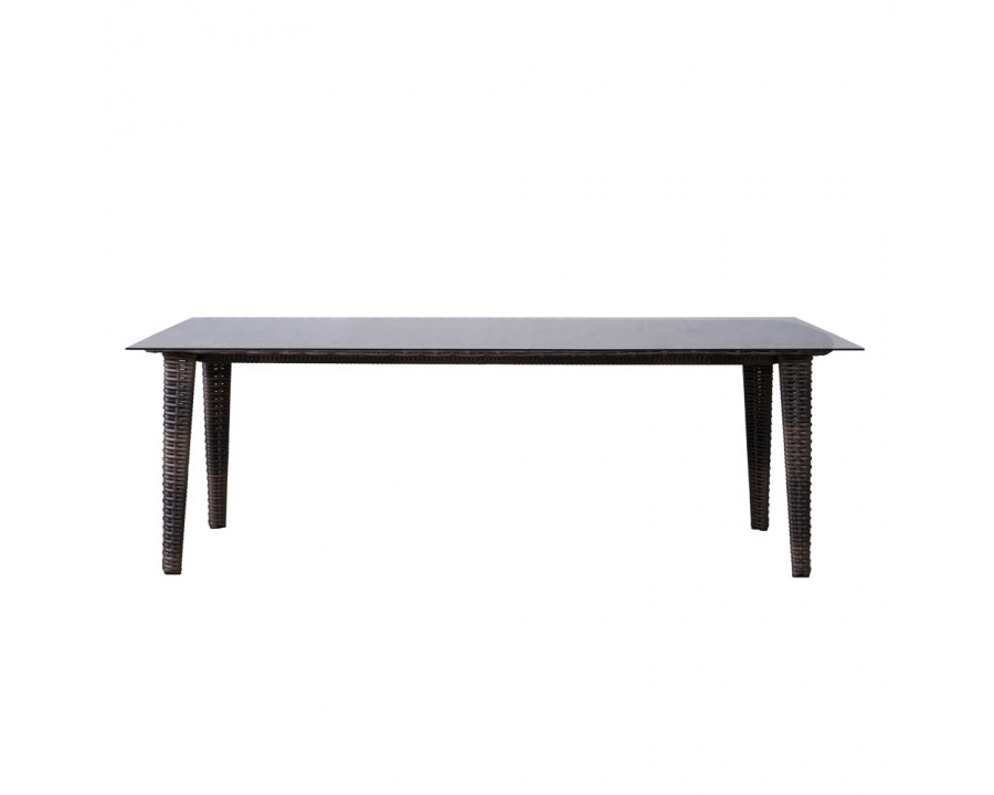 Lloyd Flanders - Largo 86" Rectangular Umbrella Dining Table