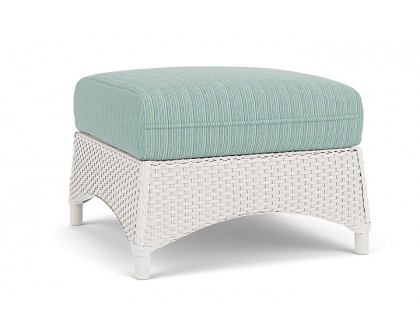 Lloyd Flanders™ Mandalay Ottoman  - White