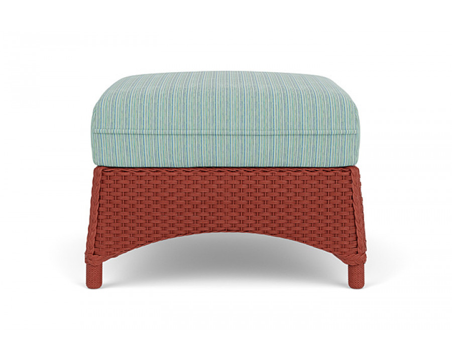 Lloyd Flanders™ Mandalay Ottoman  - Terracotta