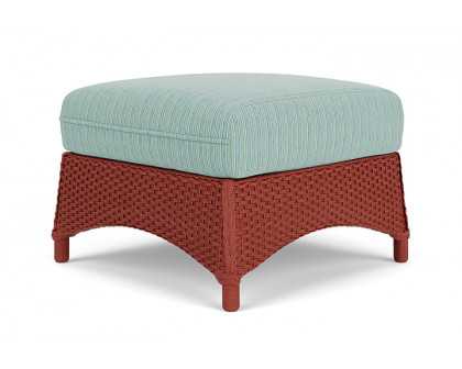 Lloyd Flanders™ Mandalay Ottoman  - Terracotta