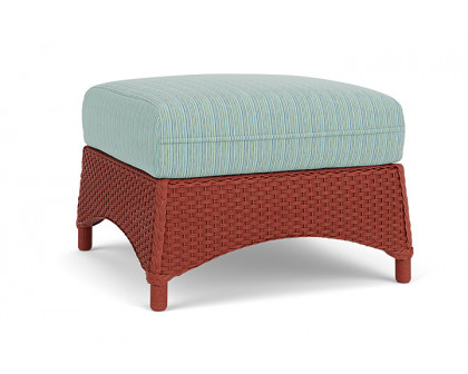 Lloyd Flanders™ Mandalay Ottoman  - Terracotta