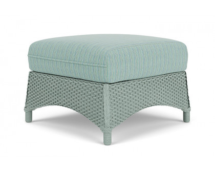 Lloyd Flanders™ Mandalay Ottoman  - Sea Glass