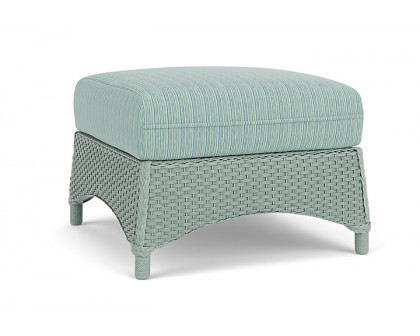 Lloyd Flanders™ Mandalay Ottoman  - Sea Glass