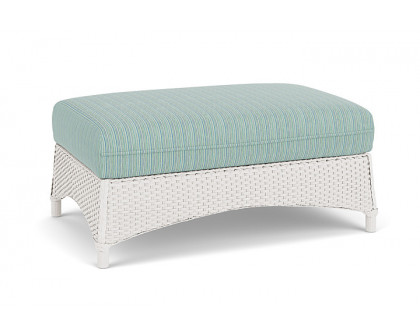 Lloyd Flanders™ Mandalay Large Ottoman - White