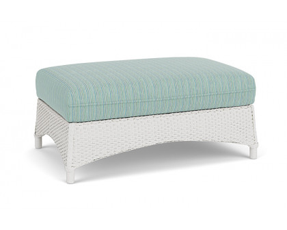 Lloyd Flanders™ Mandalay Large Ottoman - Matte White