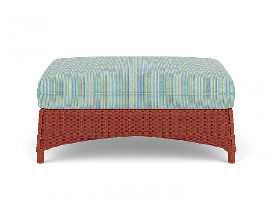 Lloyd Flanders™ Mandalay Large Ottoman - Terracotta