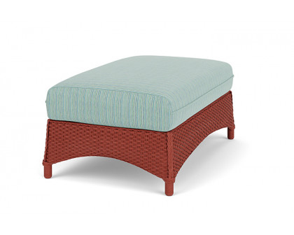 Lloyd Flanders™ Mandalay Large Ottoman - Terracotta