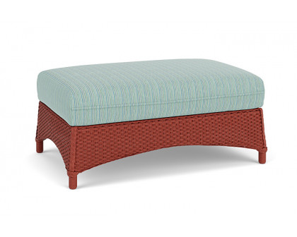 Lloyd Flanders™ Mandalay Large Ottoman - Terracotta