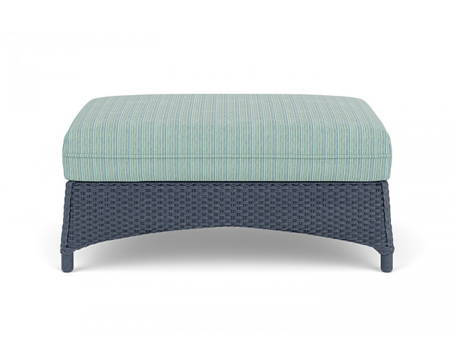 Lloyd Flanders™ Mandalay Large Ottoman - Denim Blue