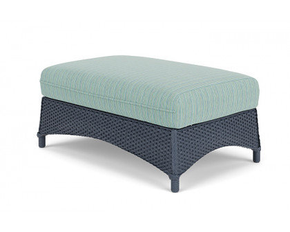 Lloyd Flanders™ Mandalay Large Ottoman - Denim Blue