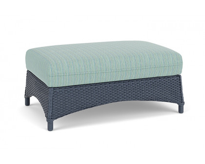 Lloyd Flanders™ Mandalay Large Ottoman - Denim Blue