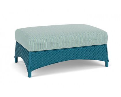 Lloyd Flanders™ Mandalay Large Ottoman - Peacock