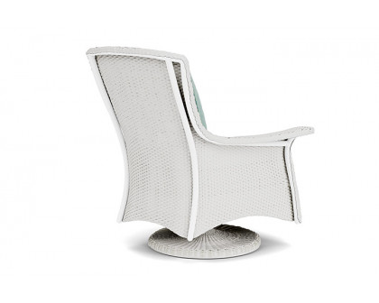 Lloyd Flanders™ Mandalay Swivel Rocker Lounge Chair - Matte White