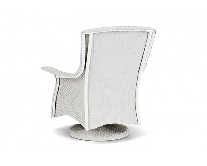 Lloyd Flanders™ Mandalay Swivel Rocker Lounge Chair - Matte White