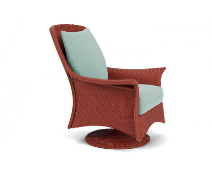 Lloyd Flanders™ Mandalay Swivel Rocker Lounge Chair - Terracotta