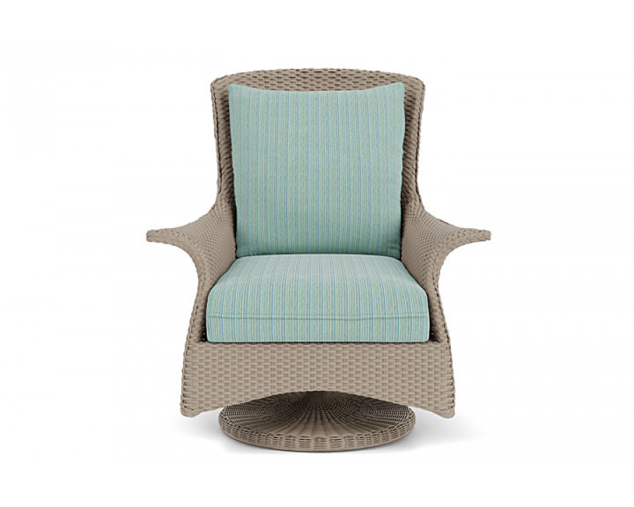 Lloyd Flanders™ Mandalay Swivel Rocker Lounge Chair - French Beige