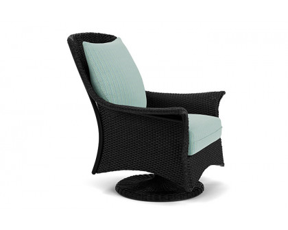 Lloyd Flanders™ Mandalay Swivel Rocker Lounge Chair - Ebony