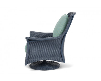 Lloyd Flanders™ Mandalay Swivel Rocker Lounge Chair - Denim Blue