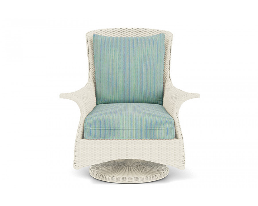 Lloyd Flanders™ Mandalay Swivel Rocker Lounge Chair - Ivory