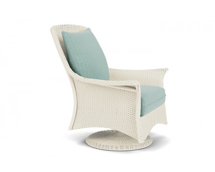 Lloyd Flanders™ Mandalay Swivel Rocker Lounge Chair - Ivory