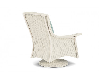 Lloyd Flanders™ Mandalay Swivel Rocker Lounge Chair - Ivory