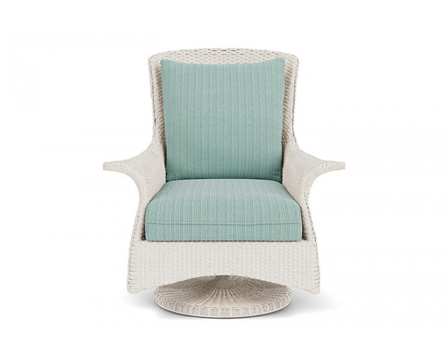 Lloyd Flanders™ Mandalay Swivel Rocker Lounge Chair - Antique White