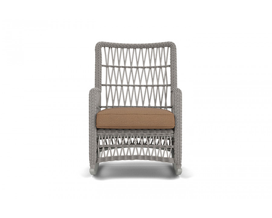 Lloyd Flanders™ Mackinac High Back Porch Rocker - Canvas Natural