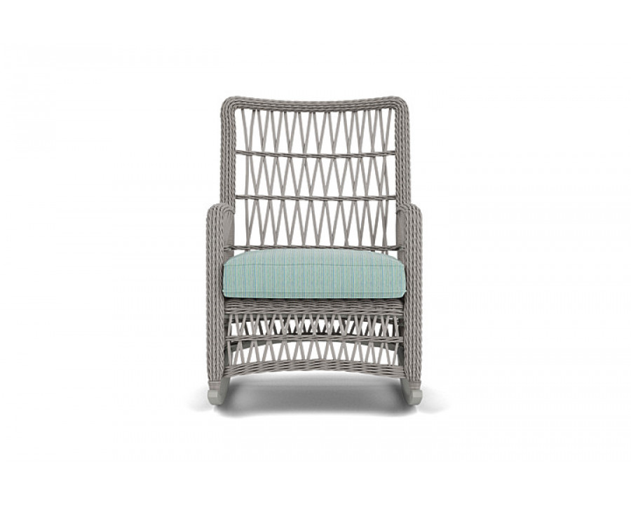 Lloyd Flanders™ Mackinac High Back Porch Rocker - Unearth Dew