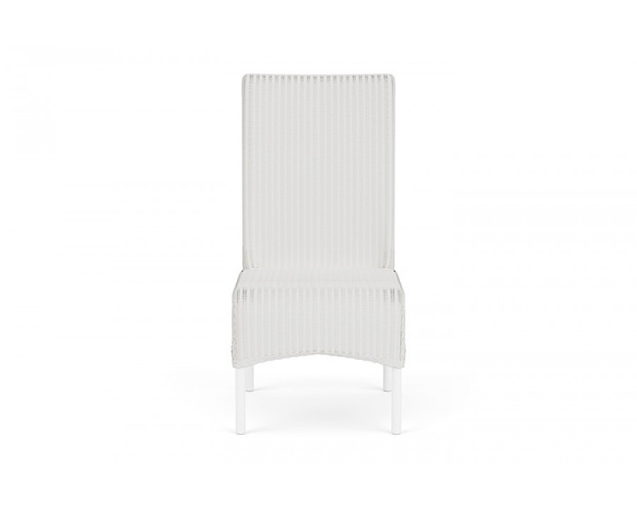 Lloyd Flanders™ Loom High Back Armless Dining Chair - Matte White