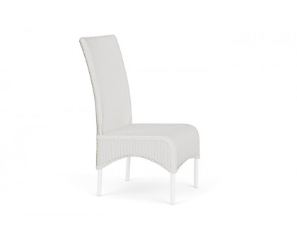 Lloyd Flanders™ Loom High Back Armless Dining Chair - Matte White