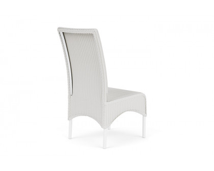 Lloyd Flanders™ Loom High Back Armless Dining Chair - Matte White