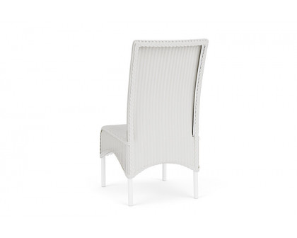 Lloyd Flanders™ Loom High Back Armless Dining Chair - Matte White