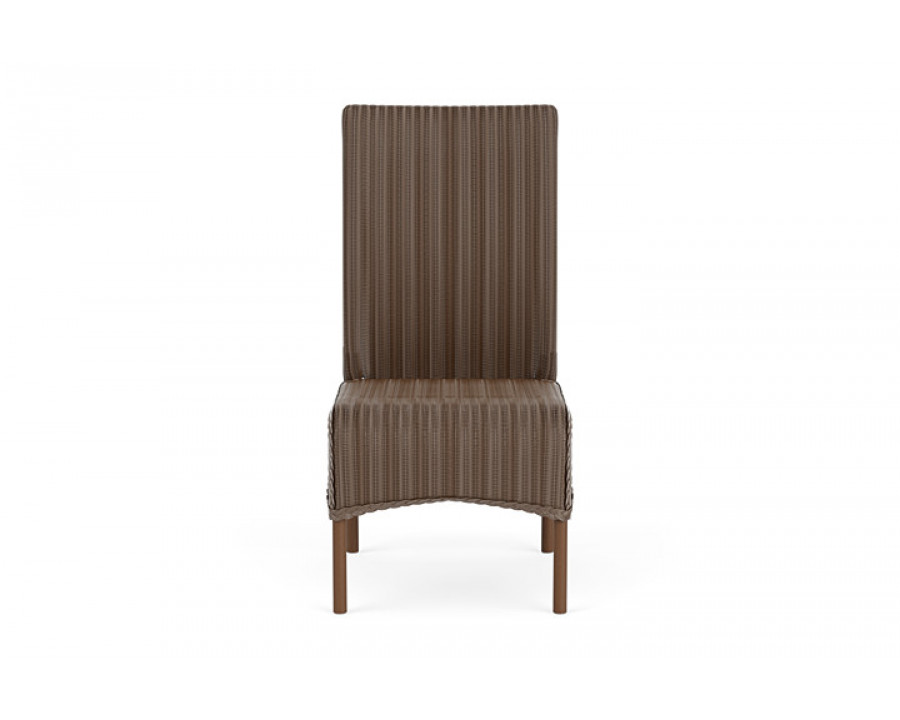 Lloyd Flanders™ Loom High Back Armless Dining Chair - Bark