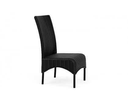 Lloyd Flanders™ Loom High Back Armless Dining Chair - Ebony