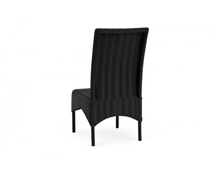 Lloyd Flanders™ Loom High Back Armless Dining Chair - Ebony