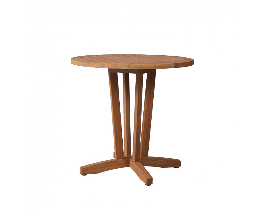 Lloyd Flanders - Teak Teak 30" Round Bistro Table