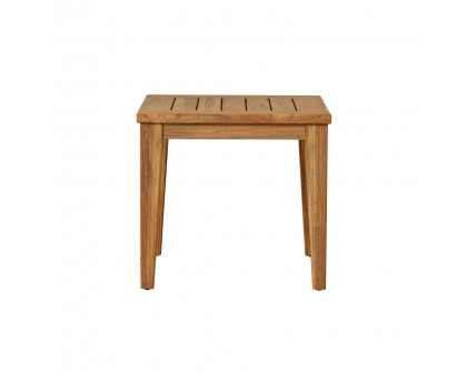 Lloyd Flanders - Teak 24" Square Tapered Leg End Table