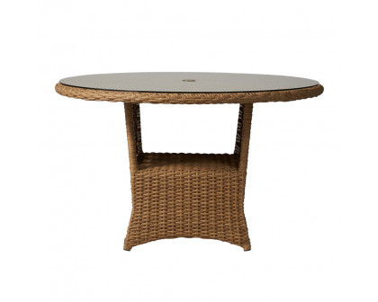 Lloyd Flanders - Magnolia 48" Round Umbrella Dining Table