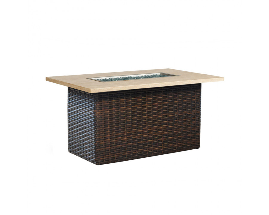 Lloyd Flanders - Contempo 54" Rectangular Fire Table