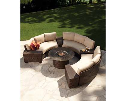 Lloyd Flanders - Contempo 48" Round Fire Table